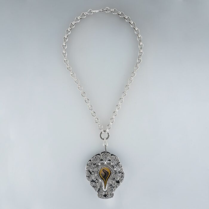 collana Oblio rosone reliquiario sardo Ex auctor